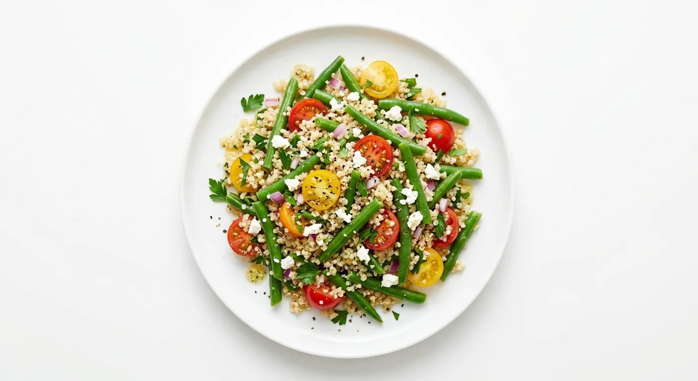 Green Bean and Cherry Tomato Quinoa Salad