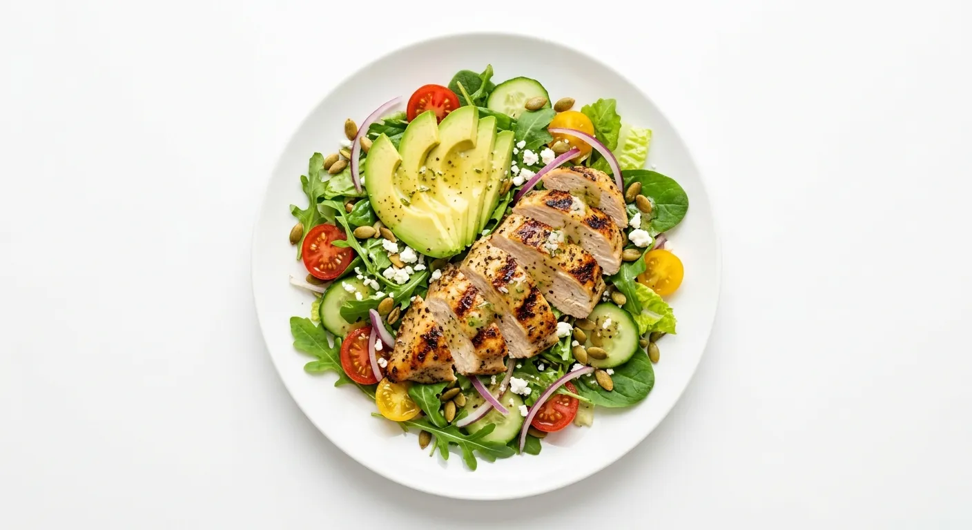 Grilled Chicken and Avocado Salad