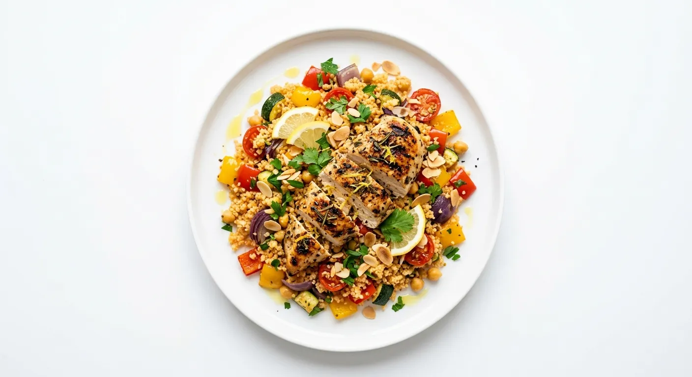 Grilled Chicken and Vegetable Couscous