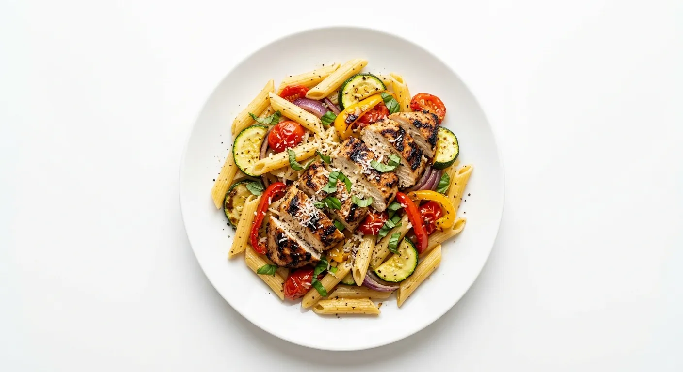 Grilled Chicken and Vegetable Pasta