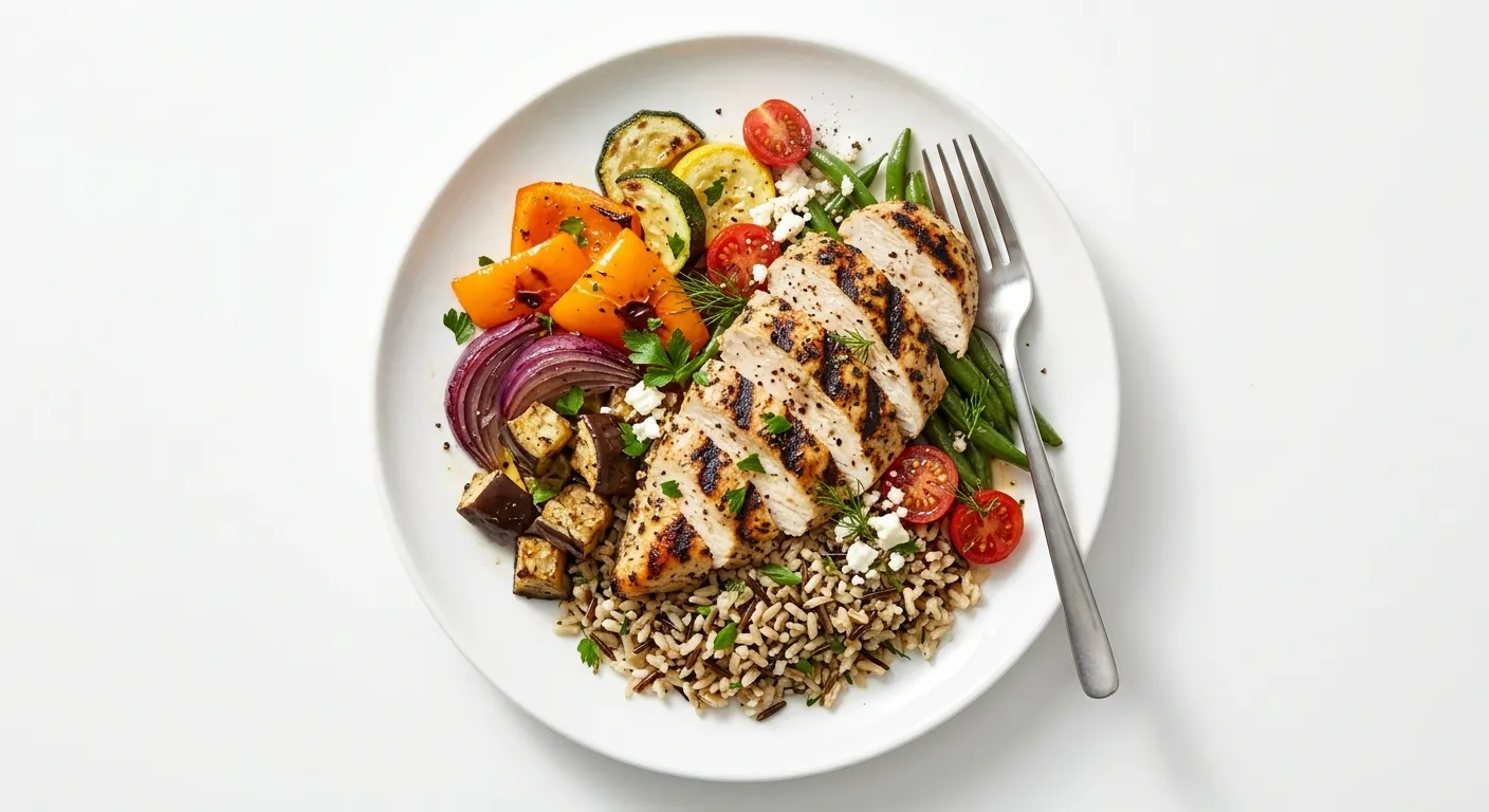 Grilled Chicken and Vegetable Quinoa-Free Bowl