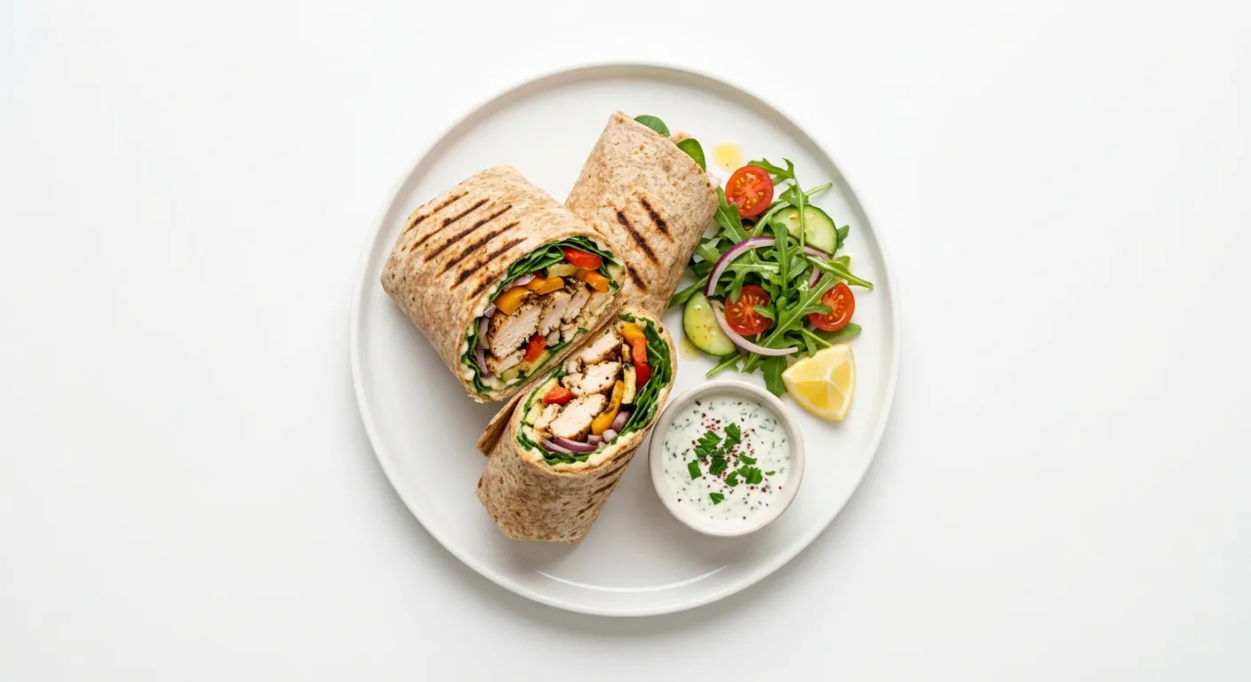 Grilled Chicken and Veggie Wrap