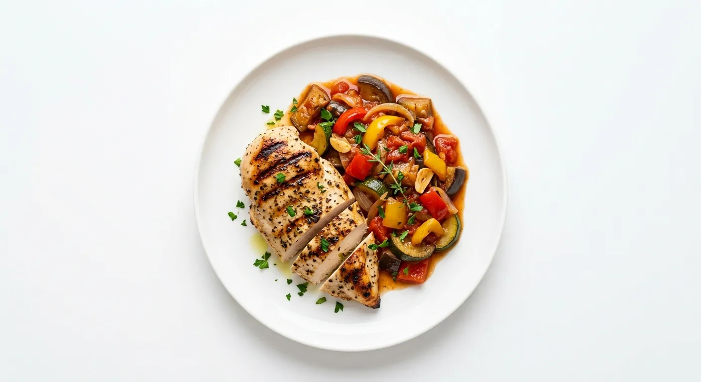 Grilled Chicken with Ratatouille