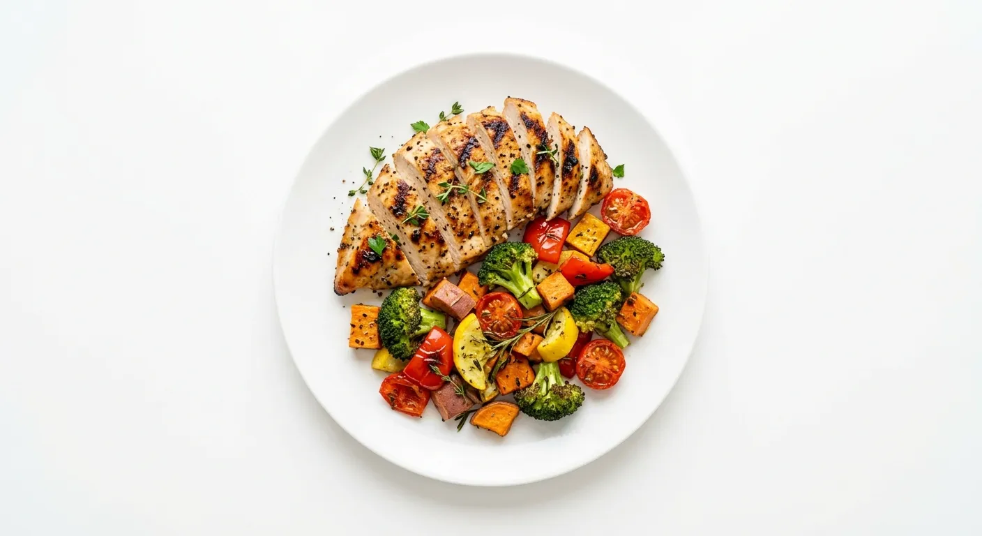 Grilled Chicken with Roasted Vegetables
