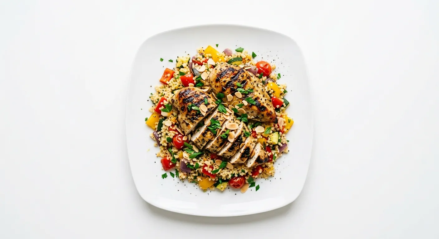 Grilled Chicken with Autumn Vegetable Couscous