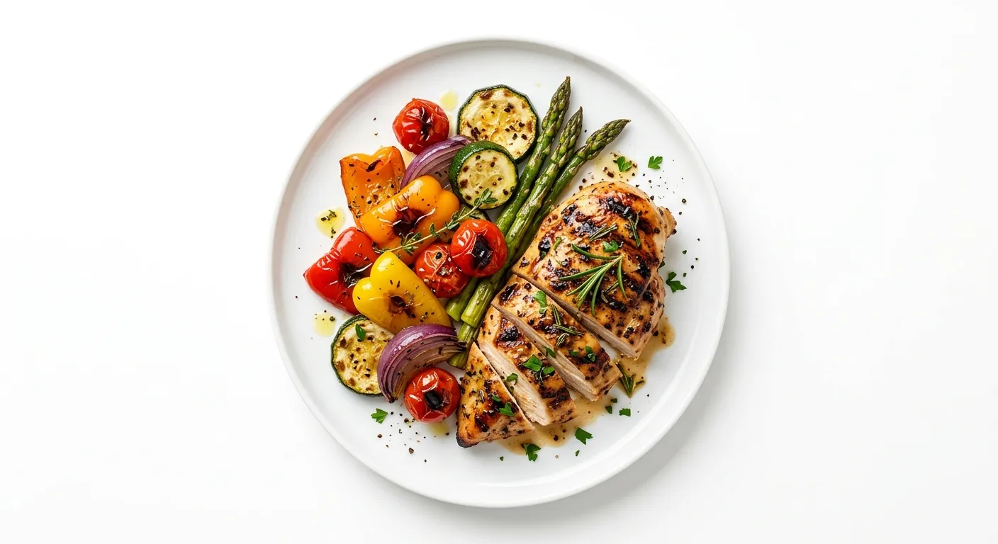 Grilled Chicken with Autumn Vegetables