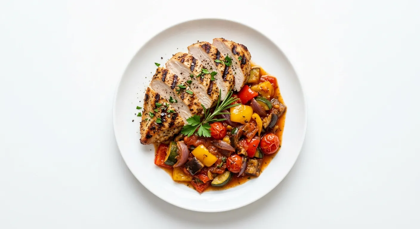 Grilled Turkey with Autumn Ratatouille