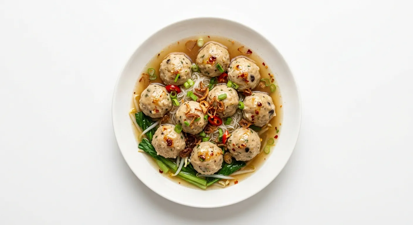 Halal Chicken Bakso Dumplings