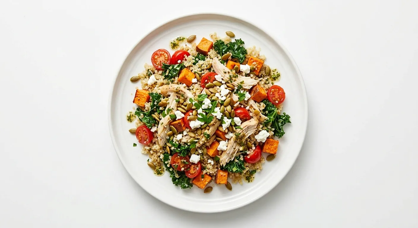 Autumn Harvest Chicken and Quinoa Bowl