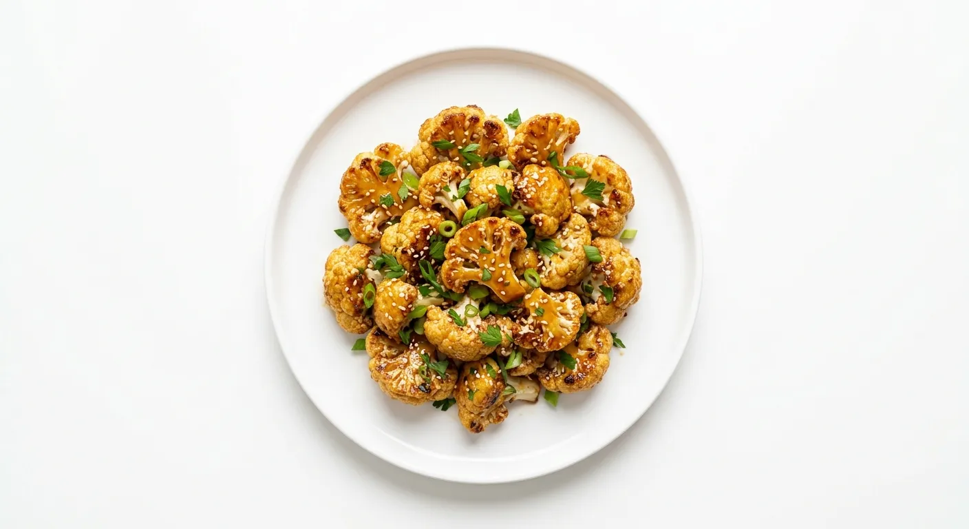 Spicy Honey Glazed Cauliflower