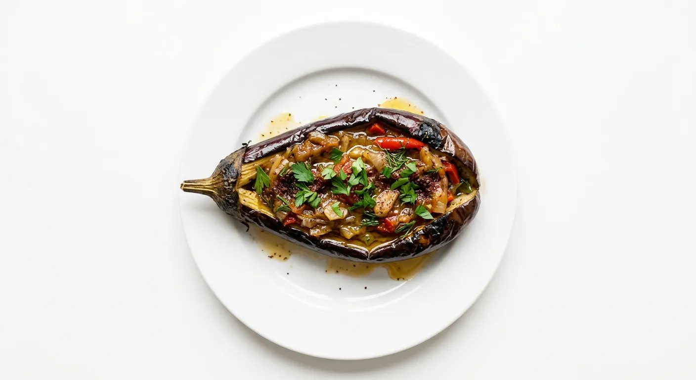 Imam Bayildi (Turkish Stuffed Eggplant)