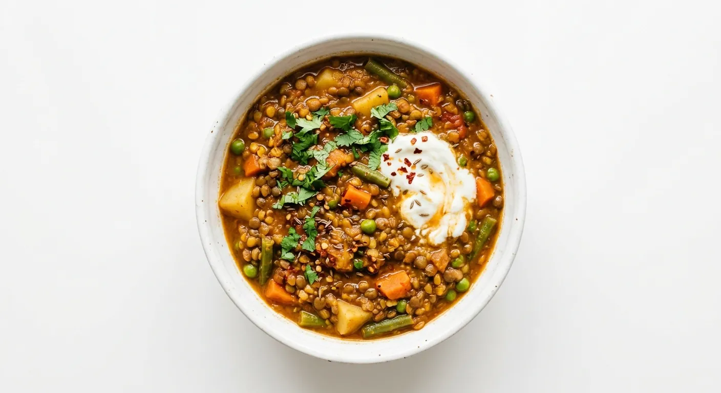 Indian Spiced Lentil and Vegetable Stew