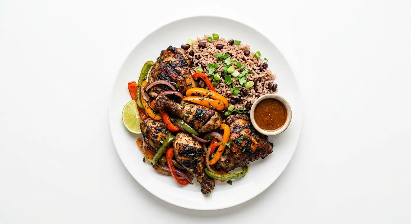 Keto Jamaican Jerk Chicken with Bell Peppers