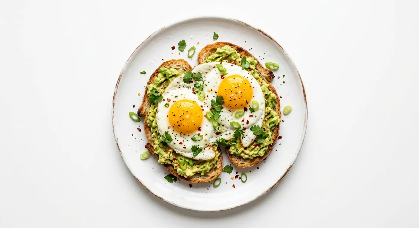Keto Jamaican Spiced Avocado and Egg Breakfast