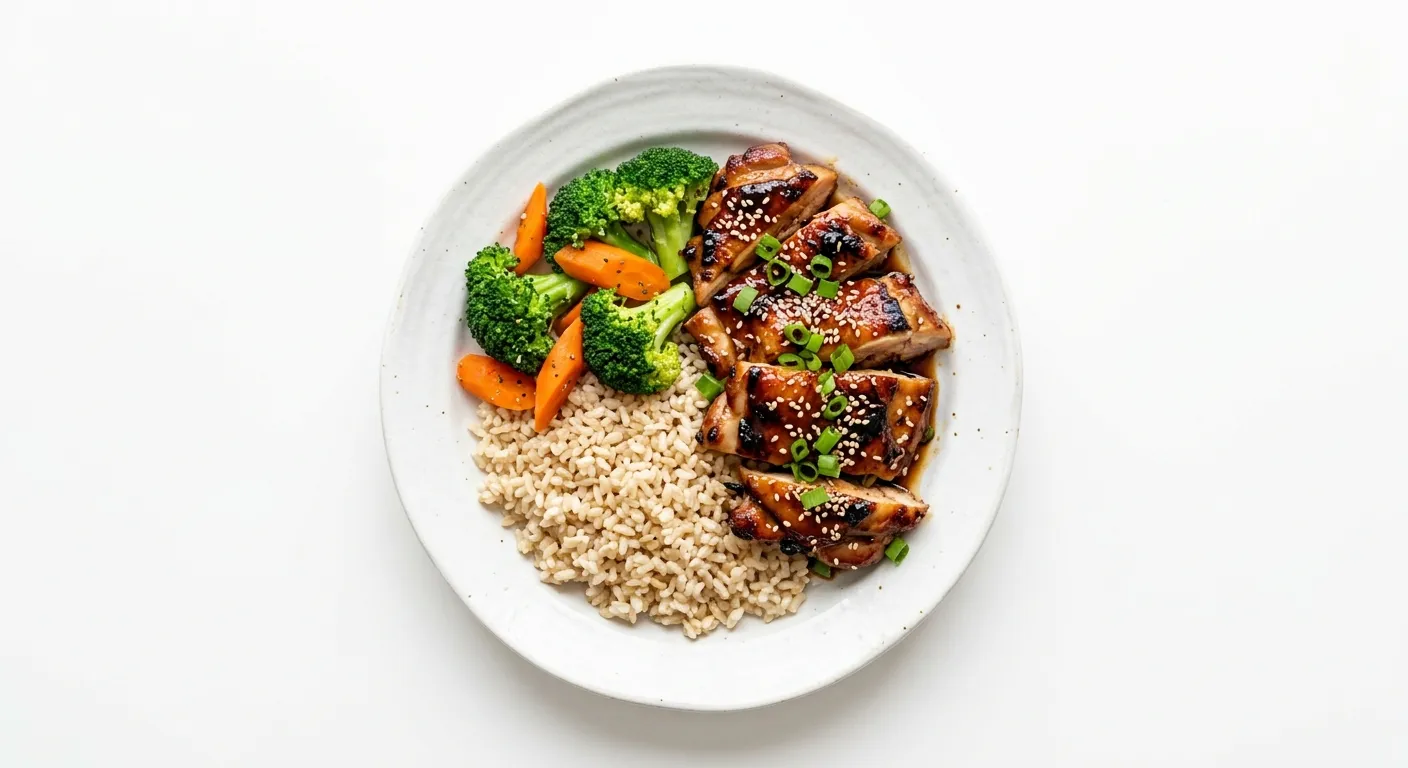 Japanese Teriyaki Chicken with Brown Rice