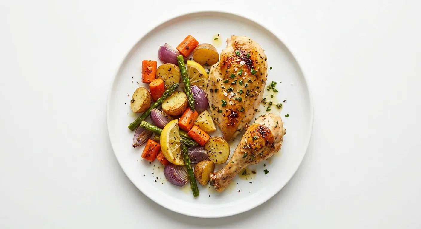 Lemon Herb Chicken with Roasted Vegetables