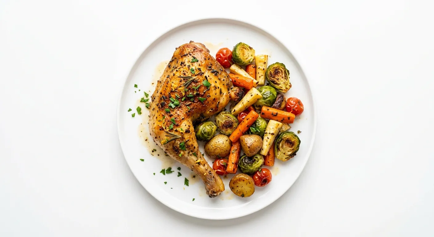 Lemon Herb Roasted Chicken with Vegetables