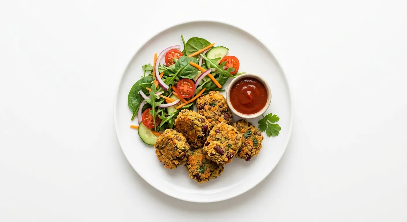 Lentil and Bean Veggie Nuggets
