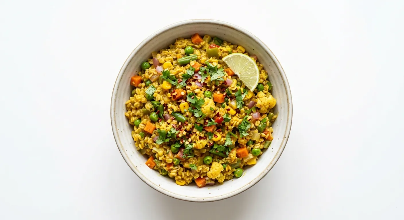 Masala Oats with Mixed Vegetables