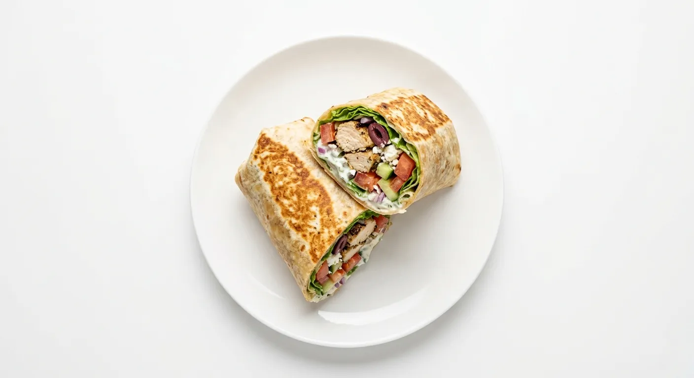 Mediterranean Chicken Wrap
