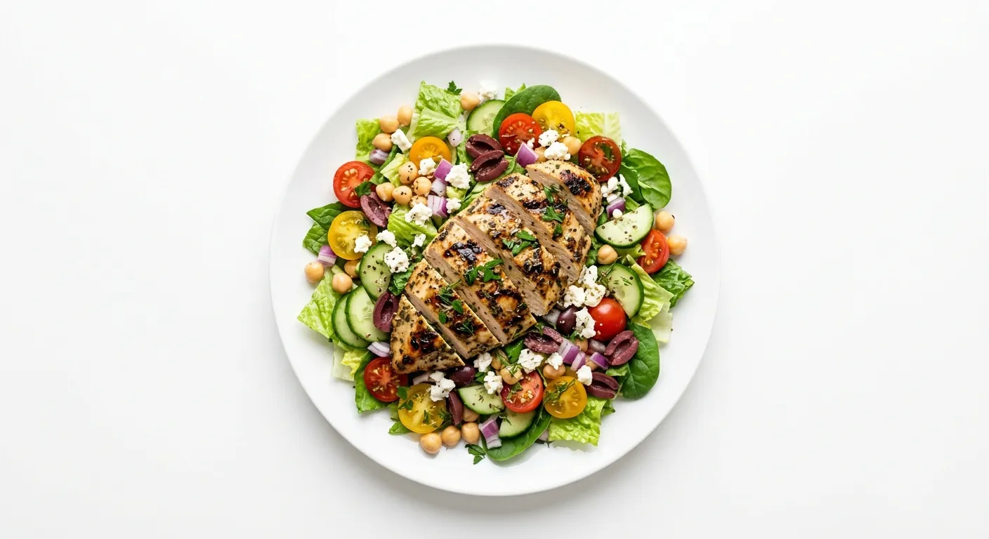 Mediterranean Grilled Chicken Salad