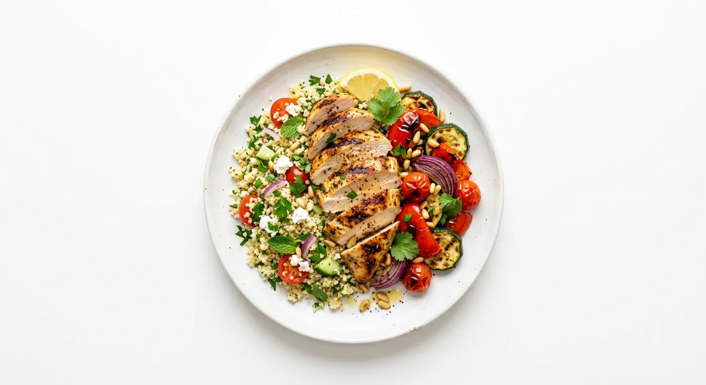 Mediterranean Grilled Chicken with Couscous