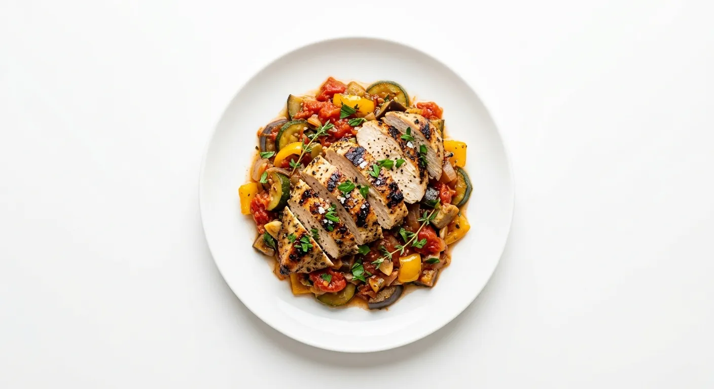 Mediterranean Grilled Chicken with Ratatouille