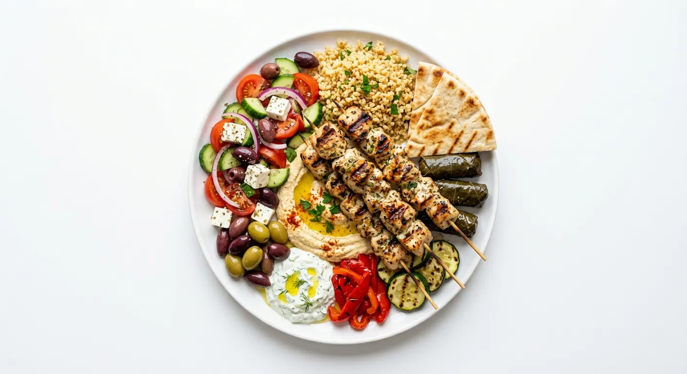 Healthy Mediterranean Platter