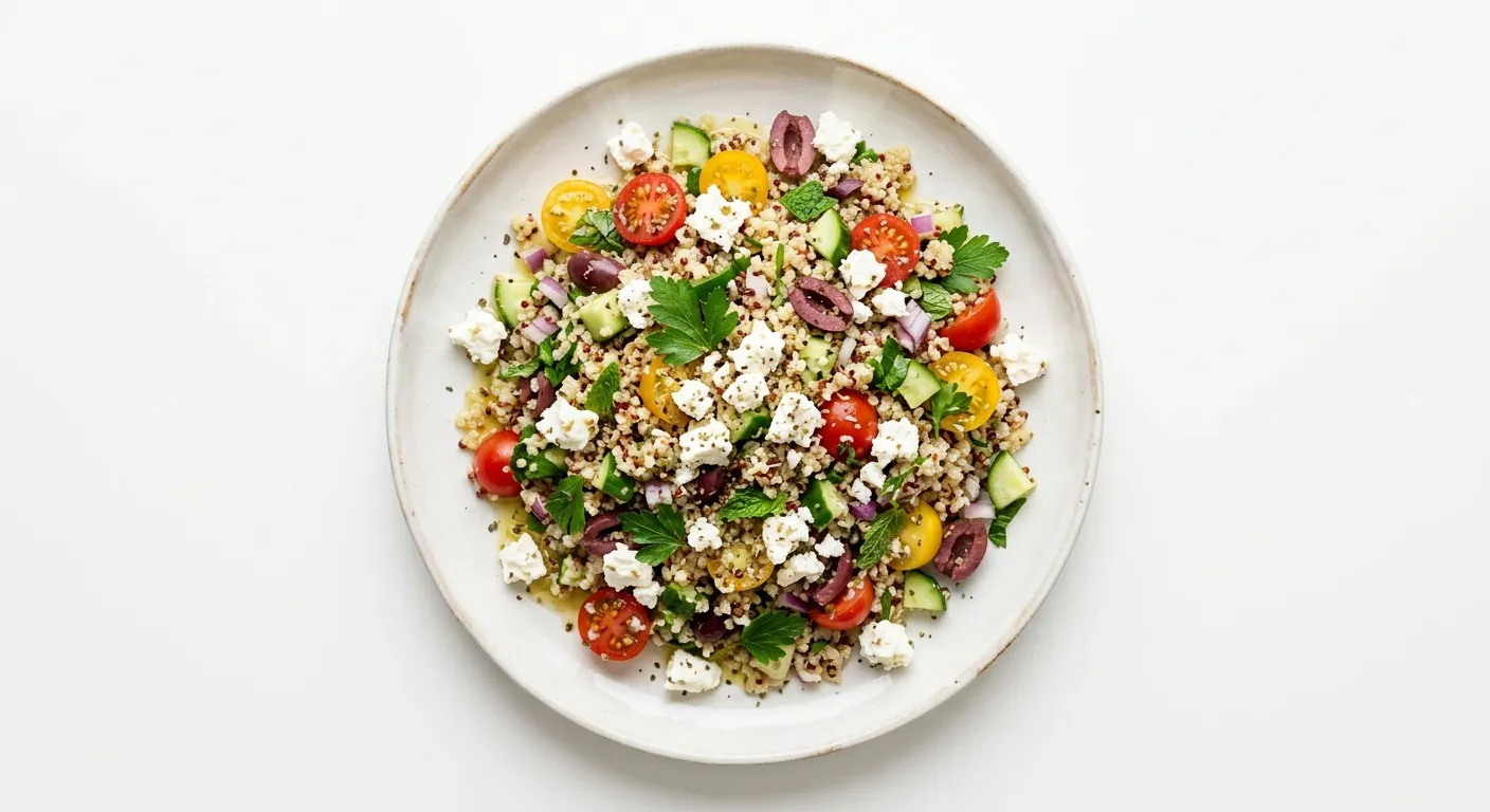 Mediterranean Quinoa Salad with Feta