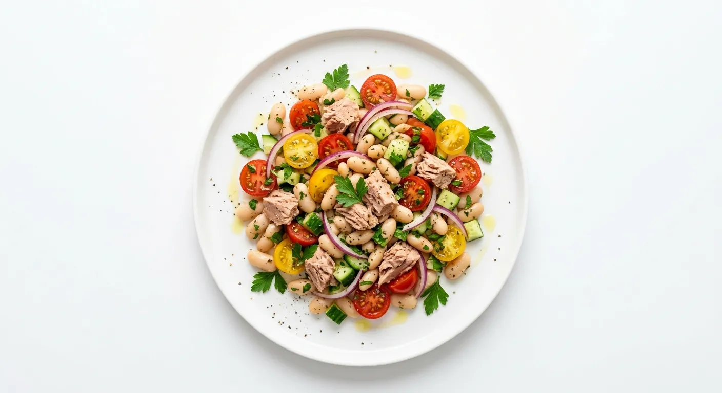 Mediterranean Tuna and White Bean Salad