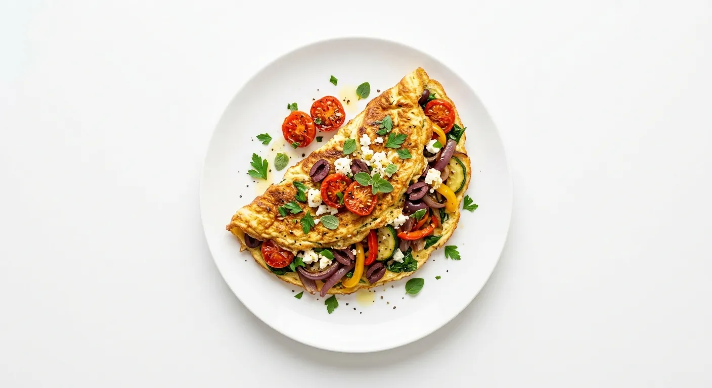 Mediterranean Vegetable Omelette