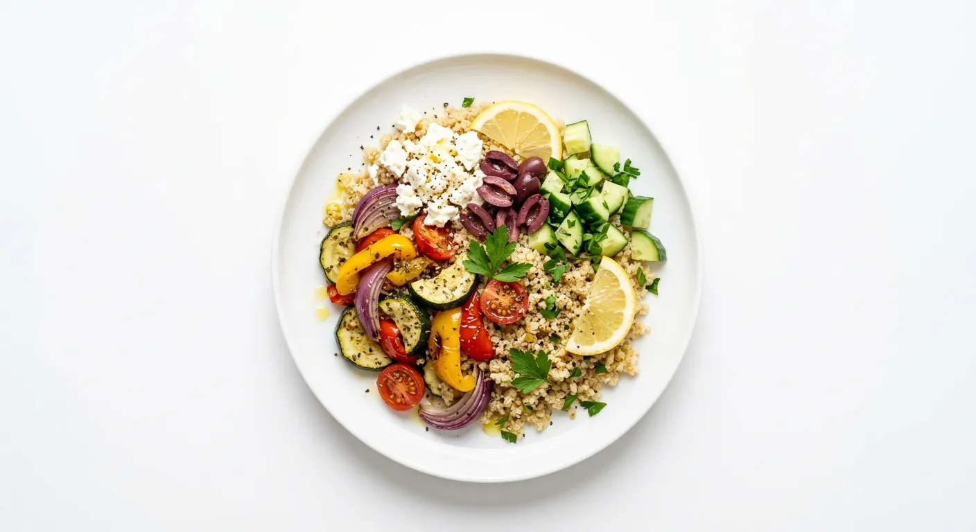 Mediterranean Vegetable Quinoa Bowl