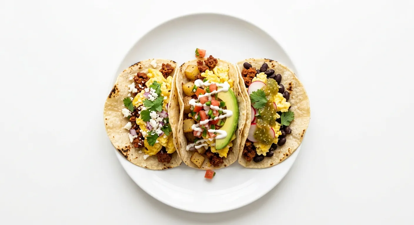 Mexican-Style Breakfast Tacos
