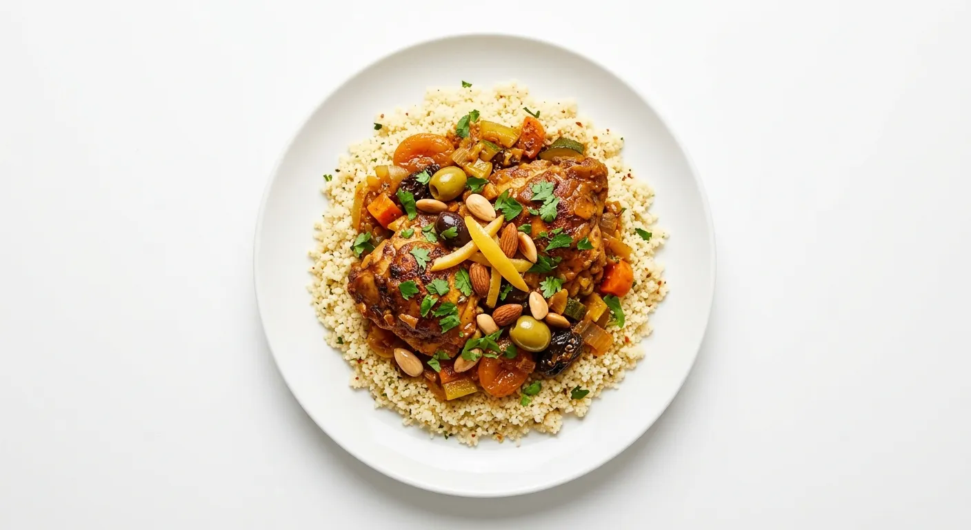 Moroccan Chicken Tagine with Couscous