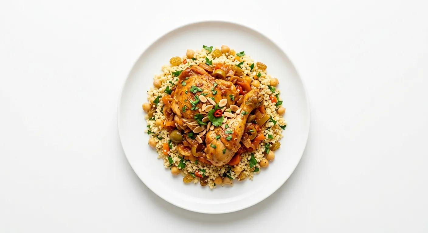 Spicy Moroccan Chicken with Couscous