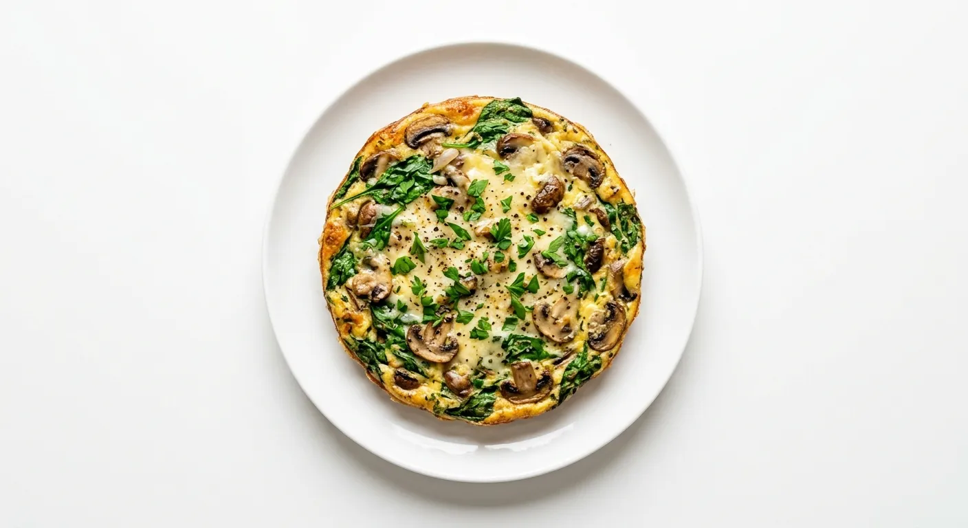 Mushroom and Spinach Frittata