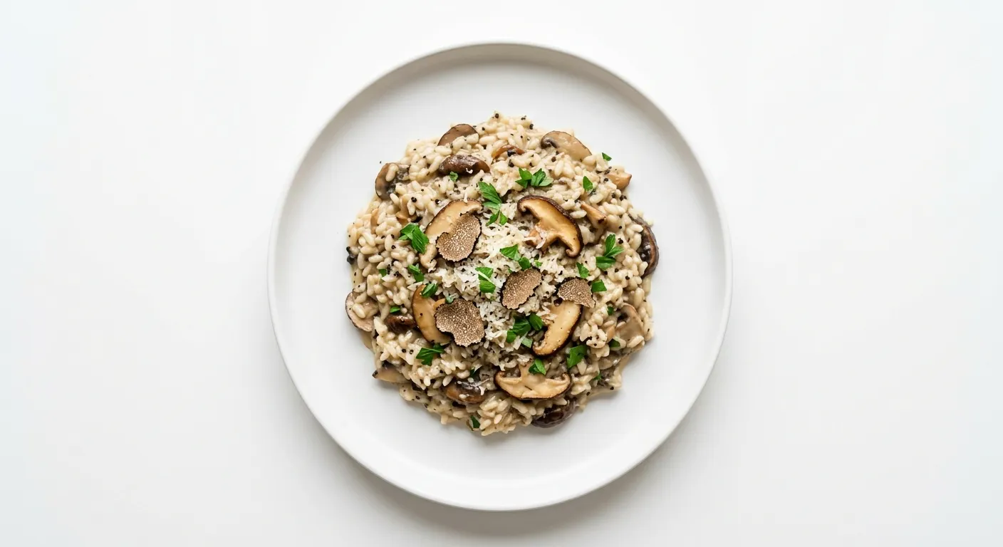 Gourmet Mushroom and Truffle Risotto