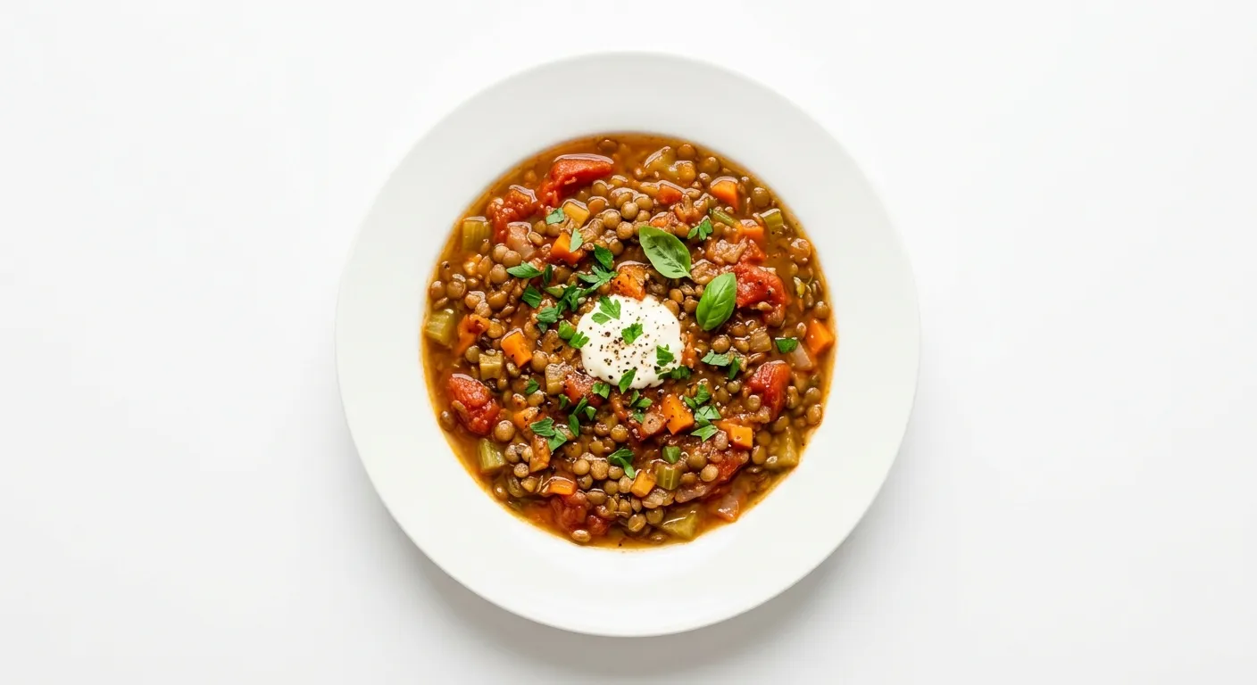 Provencal Tomato and Lentil Stew