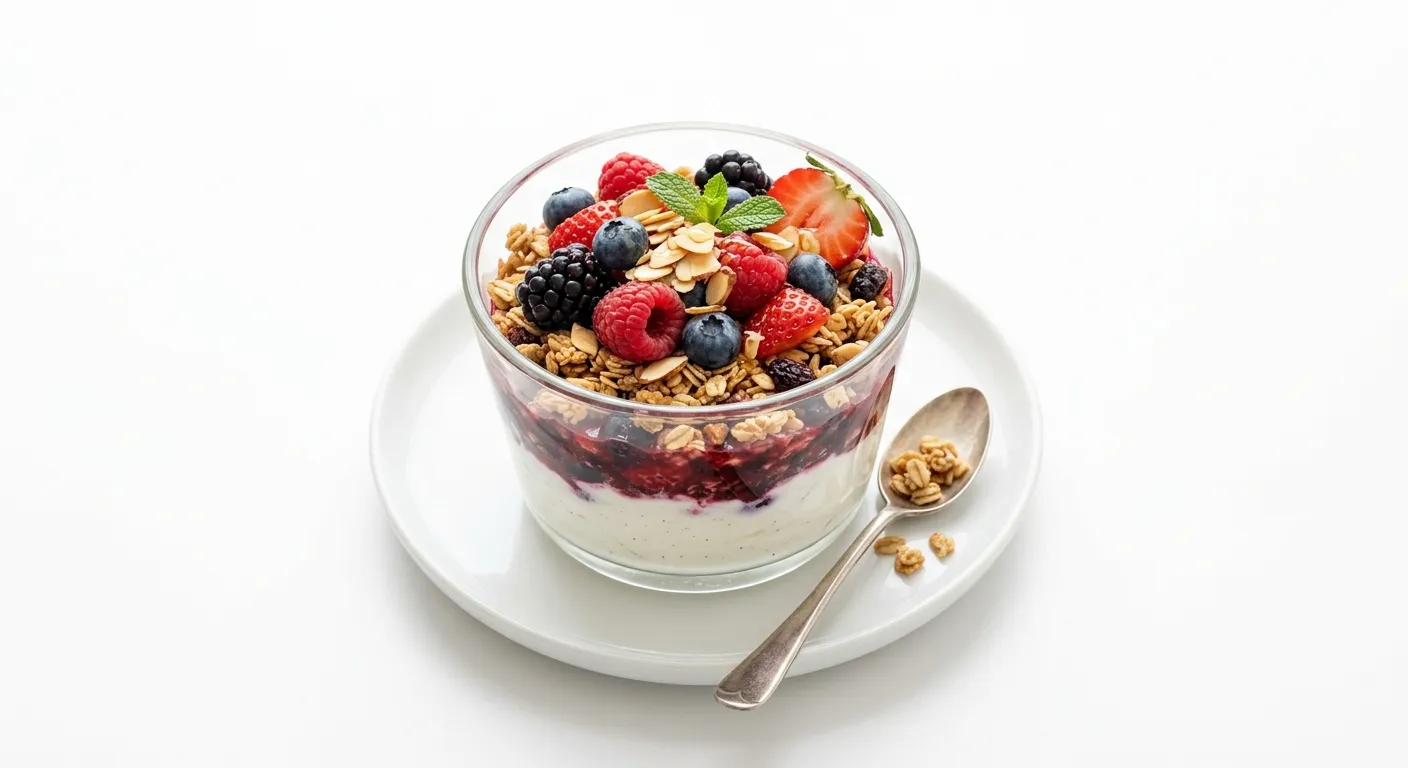 Quick Berry Yogurt Parfait
