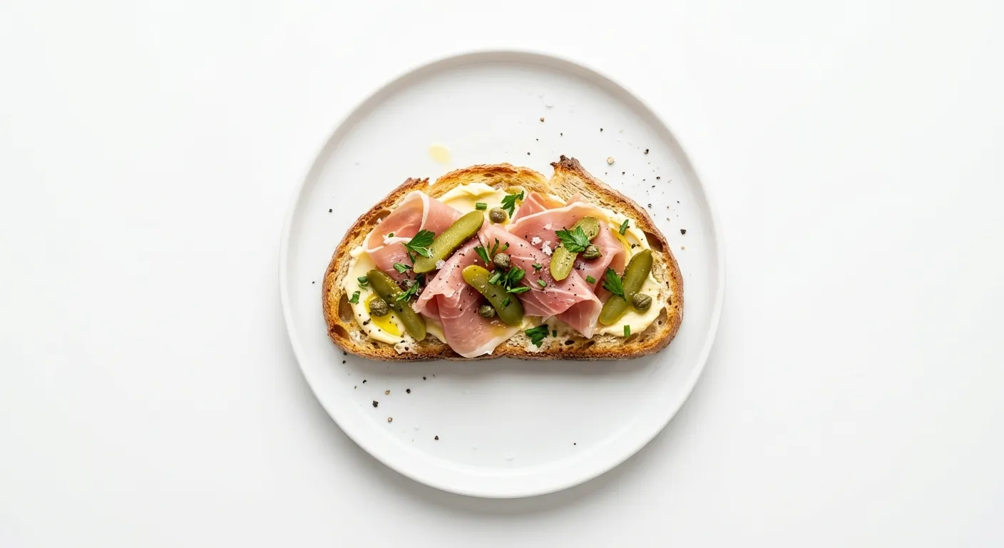 Quick French Breakfast Tartine