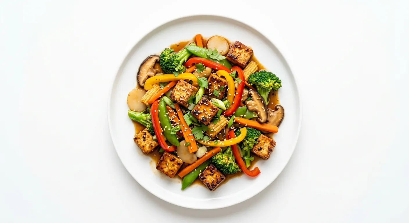 Quick Vegetable Stir-Fry with Tofu
