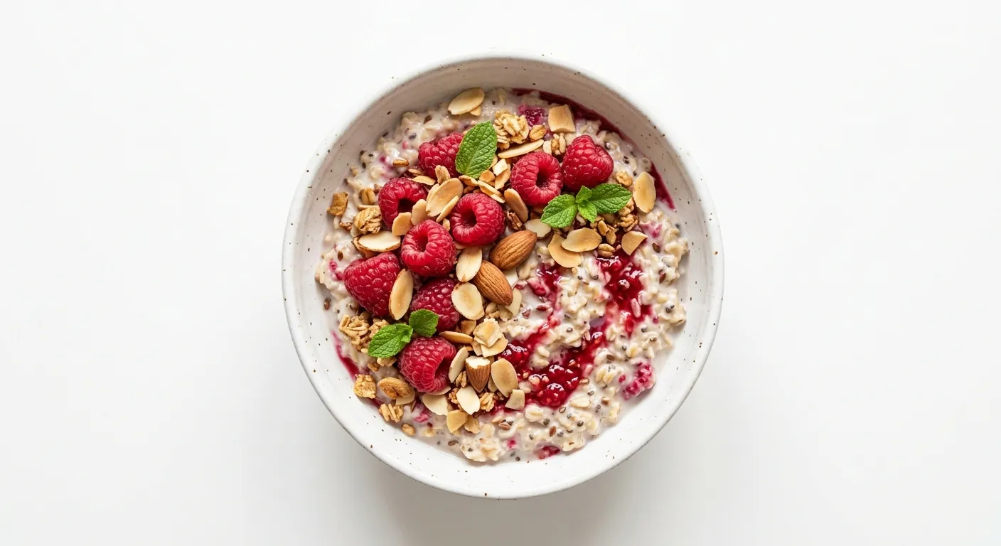 Raspberry Almond Breakfast Bowl