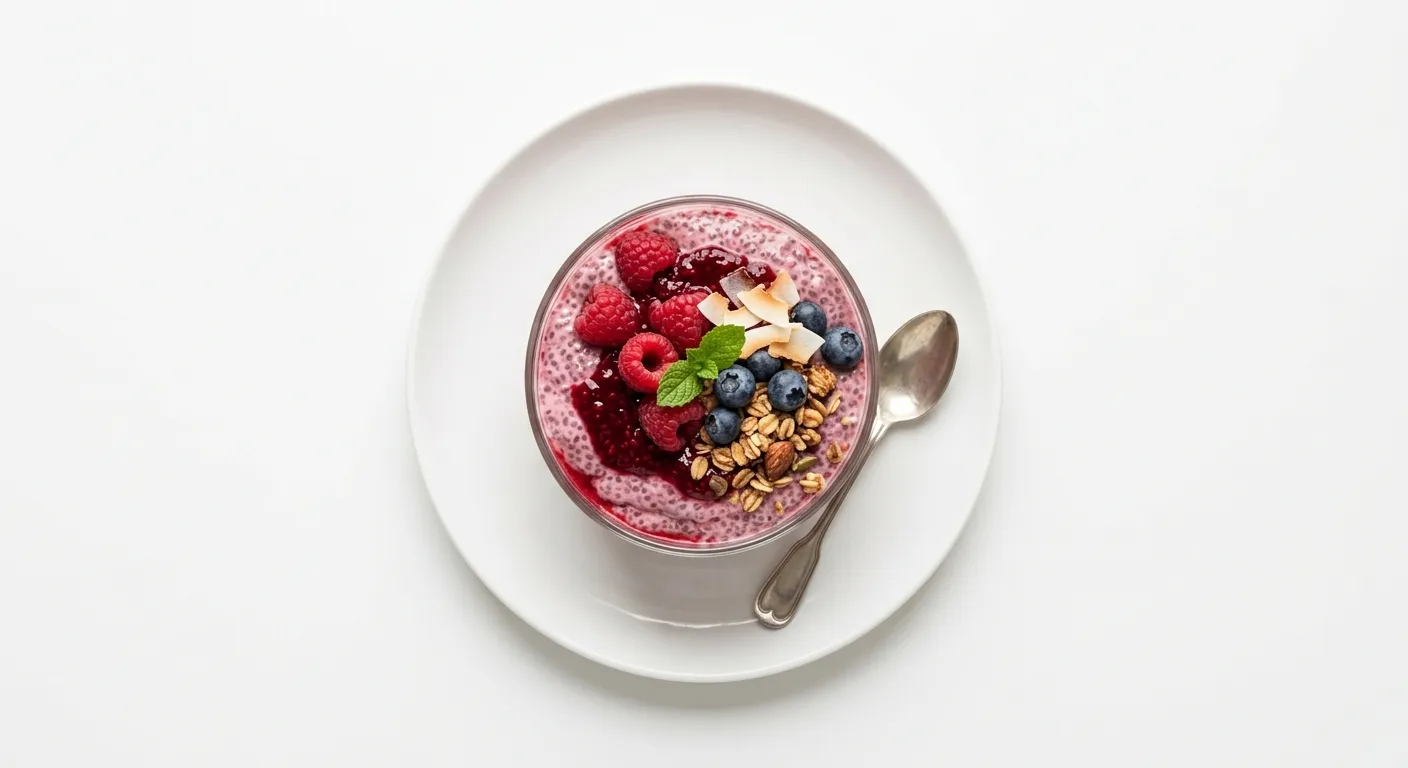 Raspberry Chia Seed Pudding