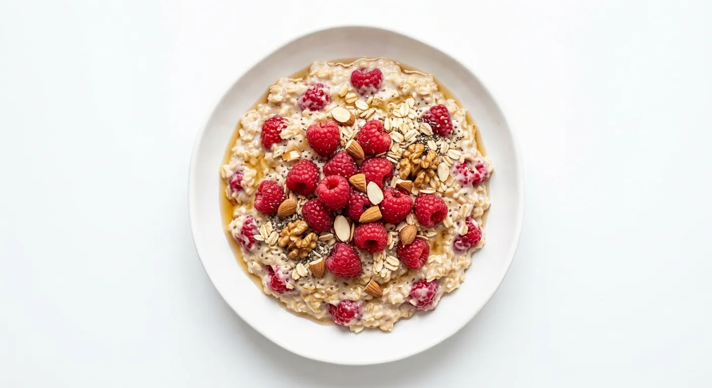 Raspberry Oatmeal Breakfast