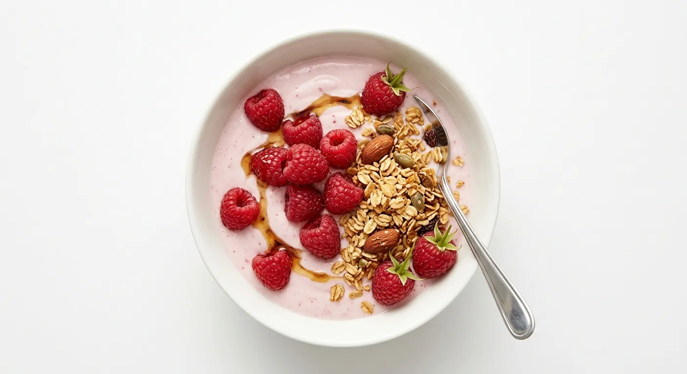 Raspberry Yogurt Breakfast Bowl