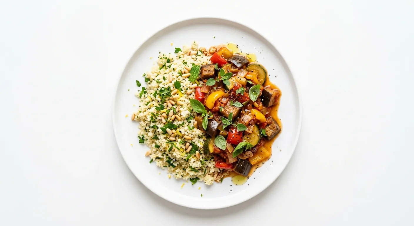 Gourmet Ratatouille with Herbed Couscous