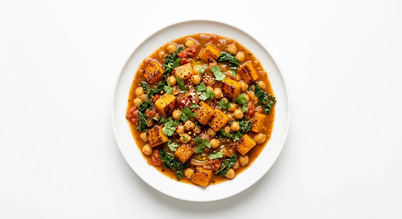 Roasted Butternut Squash and Chickpea Stew