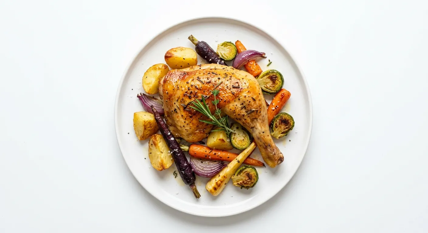 Roasted Chicken with Seasonal Vegetables