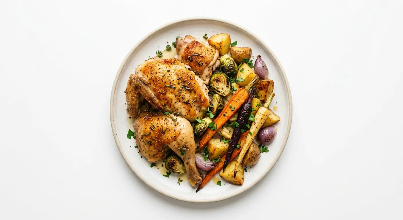 Roasted Chicken with Autumn Vegetables