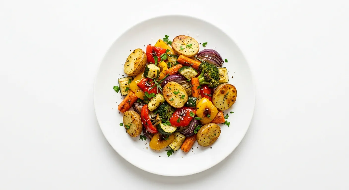 Roasted Potato and Vegetable Traybake